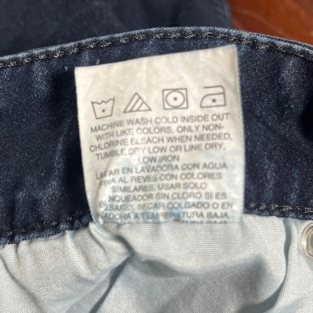Riders by Lee Women Dark Wash Mid Rise Bootcut Jeans 16L 1BMBAW1 - Picture 6 of 10